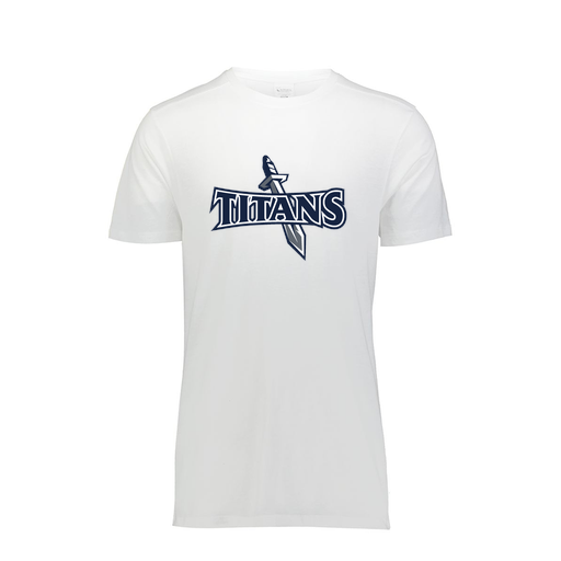 [FTSCUBWH-AS-LOGO1] Decker Men's Tri-Blend T-Shirt - Short Sleeve (Adult S, White, Logo 1)