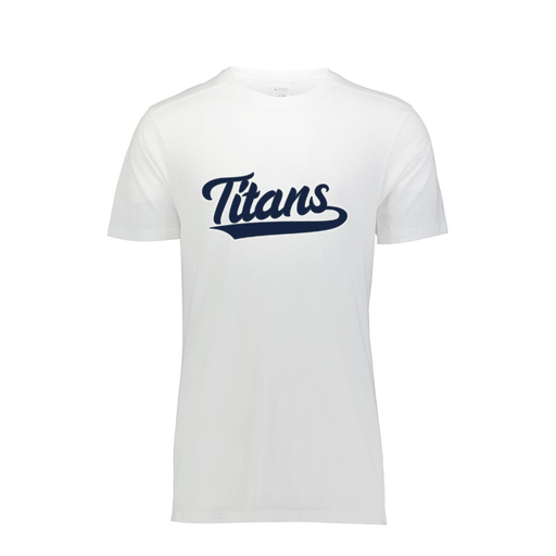 [FTSCUBWH-AS-LOGO3] Decker Men's Tri-Blend T-Shirt - Short Sleeve (Adult S, White, Logo 3)