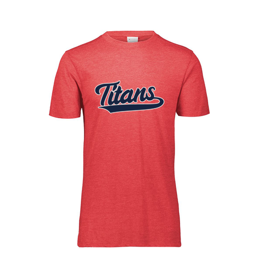 [FTSCUBRD-AS-LOGO3] Decker Men's Tri-Blend T-Shirt - Short Sleeve (Adult S, Red, Logo 3)