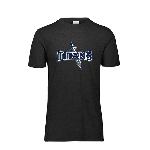 [FTSCUBBK-YS-LOGO1] Decker Youth Tri-Blend T-Shirt - Short Sleeve (Youth S, Black, Logo 1)