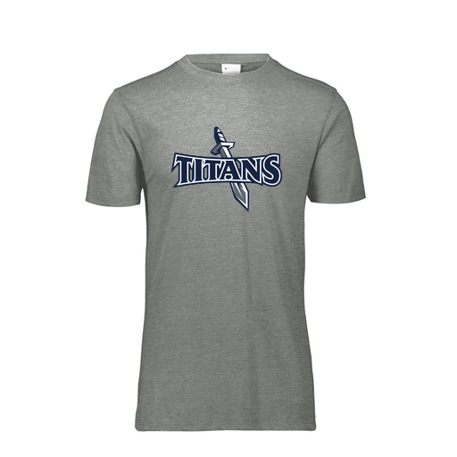[FTSCUBGY-YS-LOGO1] Decker Youth Tri-Blend T-Shirt - Short Sleeve (Youth S, Gray, Logo 1)
