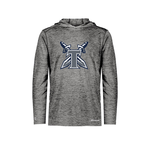 [FOLHCGBK-AS-LOGO2] Decker Men's Charge Hoodie (Adult S, Black, Logo 2)