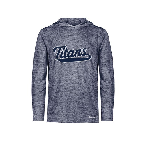 [FOLHCGNV-AS-LOGO3] Decker Men's Charge Hoodie (Adult S, Navy, Logo 3)