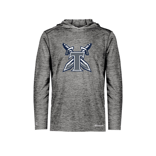 [FOLHCGBK-YS-LOGO2] Decker Youth Charge Hoodie (Youth S, Black, Logo 2)