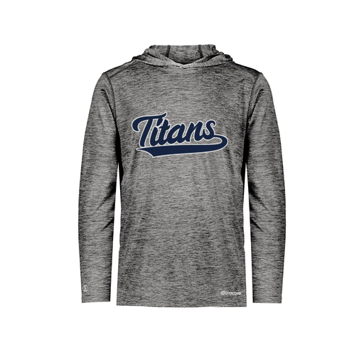 [FOLHCGBK-YS-LOGO3] Decker Youth Charge Hoodie (Youth S, Black, Logo 3)