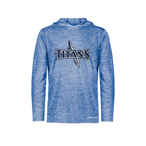 [FOLHCGRY-YS-LOGO1] Youth Charge Hoodie (Youth S, Royal, Logo 1)