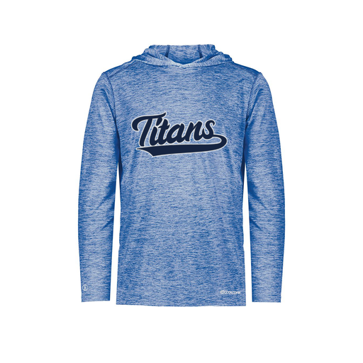 [FOLHCGRY-YS-LOGO3] Decker Youth Charge Hoodie (Youth S, Royal, Logo 3)